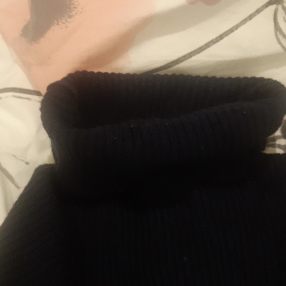Navy Turtleneck Sweater - Picture 3 of 5